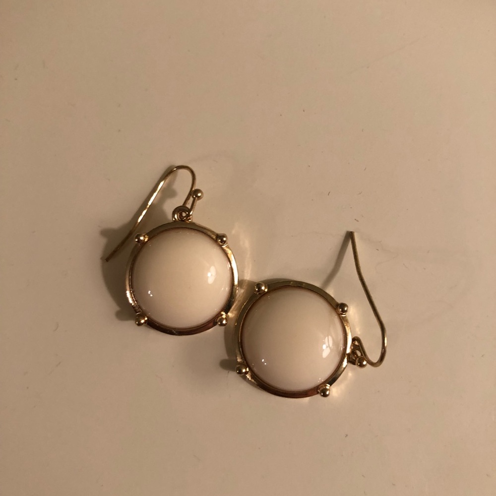 White Earrings (matching necklace sold separately)